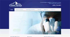 Desktop Screenshot of frontierdevices.com